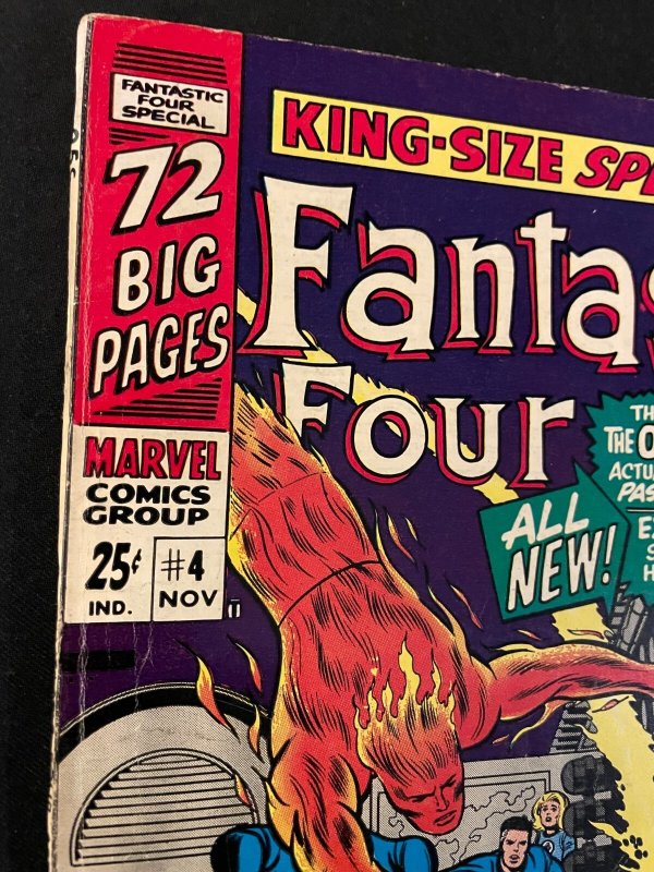 FANTASTIC FOUR King-Size Special #4 VG+ Condition