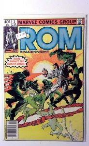 Rom #3 (1980) Marvel Comics Newsstand 1st Print Comic Book