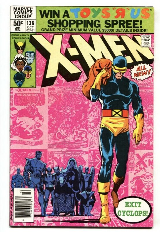 X-MEN #138 1980 comic book-JEAN GREY FUNERAL  Marvel VF- 