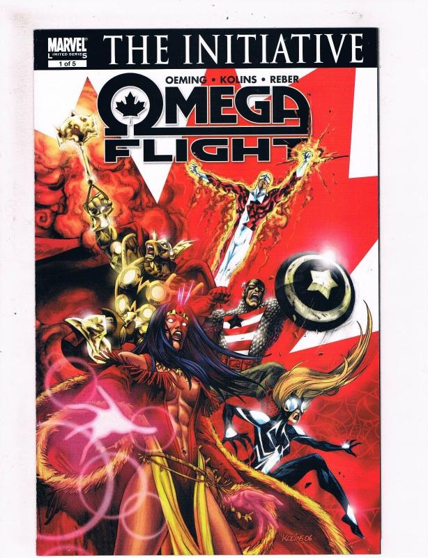 Omega Flight The Initiative # 1 NM Marvel Comic Books Spider Woman Avengers! SW6