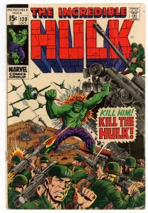 The Incredible Hulk #120  (1969)  See Discription.  (15)