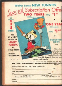 New Funnies #111 1946-Dell-Andy Panda, Woody Woodpecker-Li'l Eight Ball-Walte...