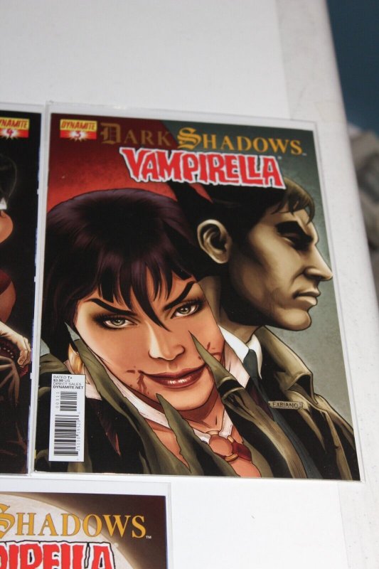 Complete Set Vampirella Dark Shadows 1-5 NM 2012 BOARDED Neves Variant Barnabas