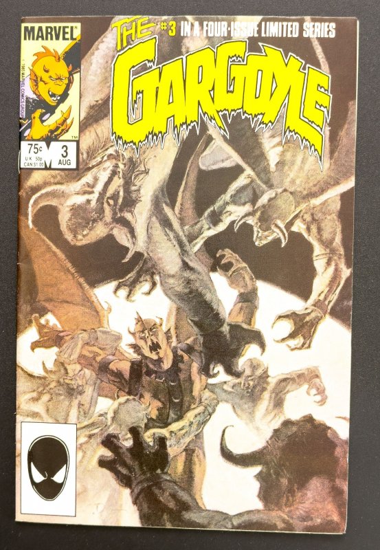 Gargoyle #1-4 Mini Series (1985) [Lot 4bks] Complete Set - Marvel Fantasy -VF