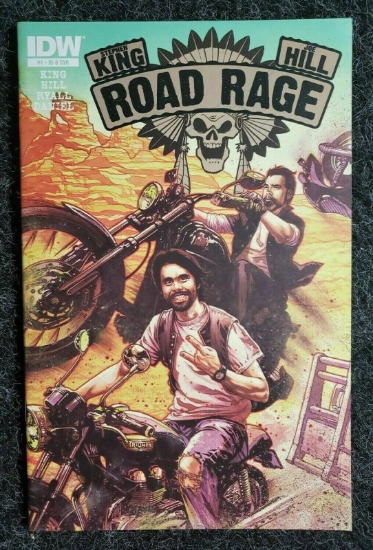 Road Rage #1  1:25  Stephen King Joe Hill IDW Publishing King Hill RARE