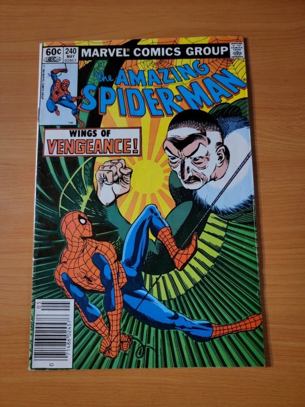 Amazing Spider-Man #240 Newsstand Variant ~ FINE FN ~ 1983 Marvel Comics
