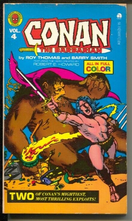 Conan The Barbarian Vol. 4 # 0441-11695-7 1971-Tempo-color comics-Stan Lee-FN