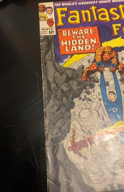 Fantastic Four #47 (1966)beware the hidden one 3rd inhumans 1st maximus