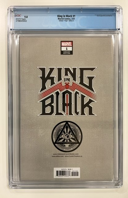 King In Black #1 (2021) Kirkham Virgin Edition A CGC 9.8