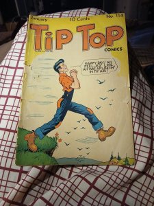 Tip Top Comics #114 Golden Age 1946 Ella Cinders Lil Abner United Feautures Synd