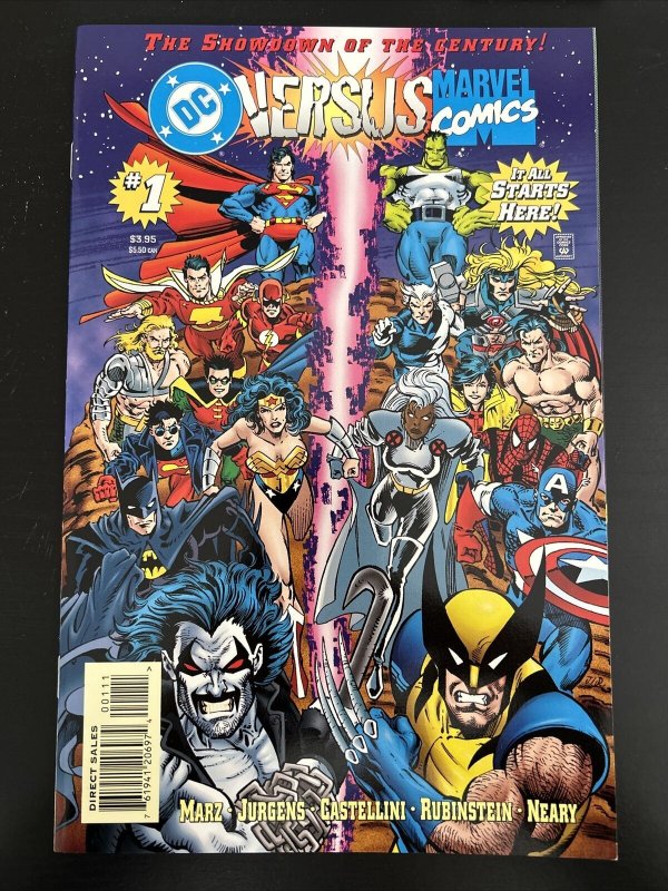 DC vs. Marvel Comics #1 & 2 1996 1st Printing - High Grade
