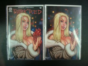 Dark Red #3 Bill McKay Variant & Virgin Set of 2 Aftershock Comics