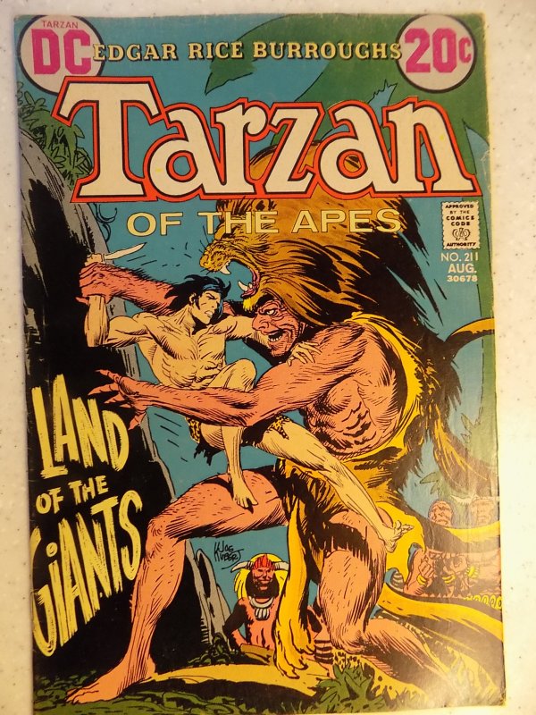 TARZAN OF THE APES # 211 DC KUBERT 