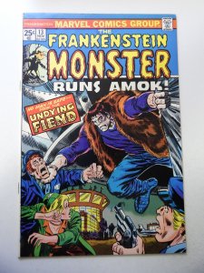 The Frankenstein Monster #13 (1974) FN/VF Condition MVS Intact