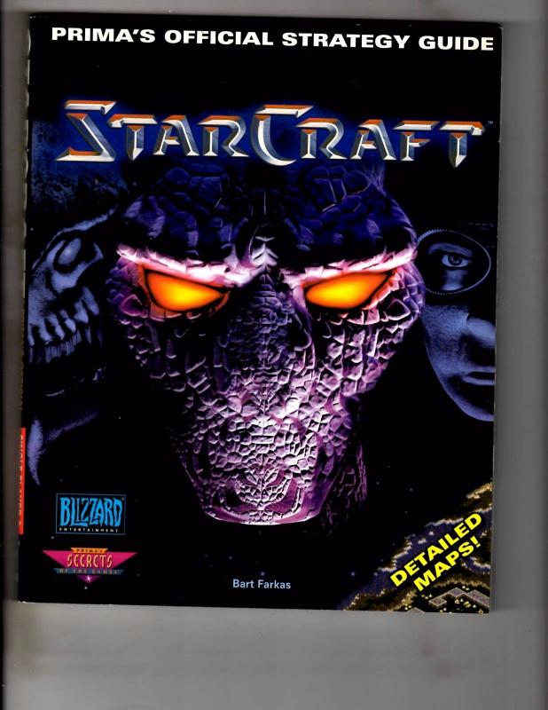Lot Of 2 Starcraft Books Prima Official Strategy Guide & Windows 95 User GD J233 