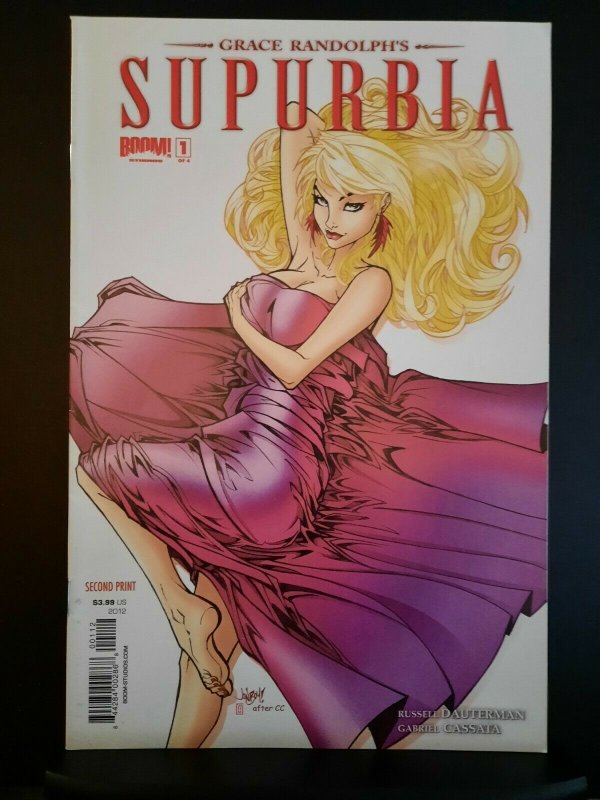 RARE SUPERBIA BOOM #1 VF (OF 4) 2ND PRINT GRACE RANDOLPH COMIC BOOK NICE