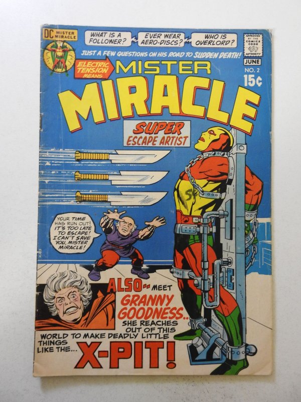 Mister Miracle #2 (1971) VG- Condition stamp fc