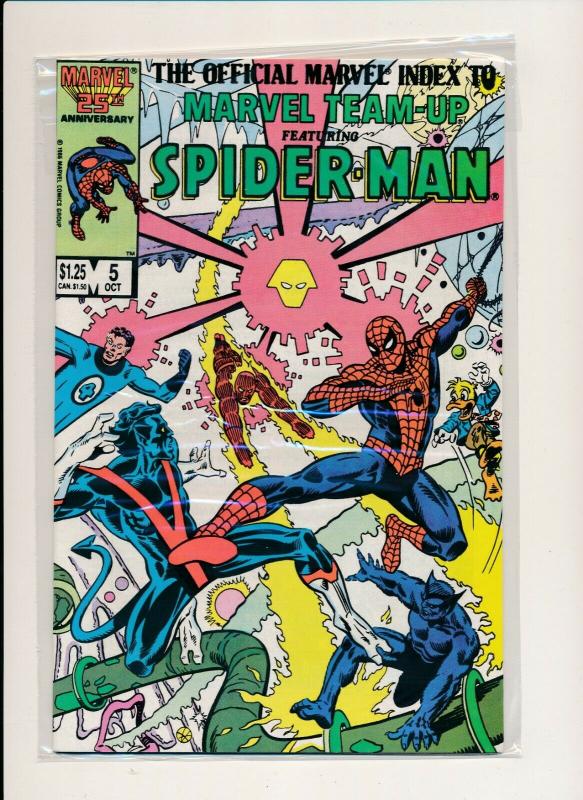 Marvel Set of 6- Index to Marvel Team-Up ft. SPIDER-MAN #1-6 F/VF (PF663)