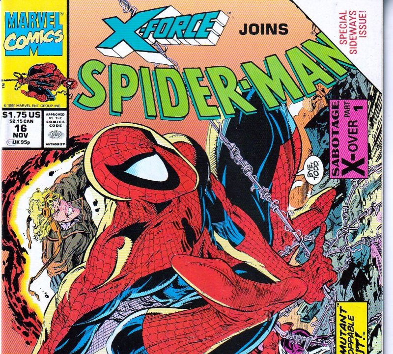 Spiderman(vol. 1)# 16  Spidey, X-Force, Juggernaut !