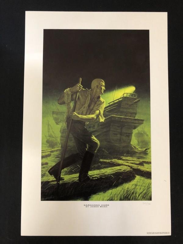 Doc Savage Sargasso Ogre Limited Art Print- JAMES BAMA- 15.5x24