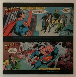 Superman: Book & Record set, BR514, 33 1/3 RPM, 12 inch, Tomorrow, the World