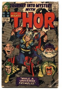 JOURNEY INTO MYSTERY #123 comic book SILVER AGE MARVEL THOR JACK KIRBY