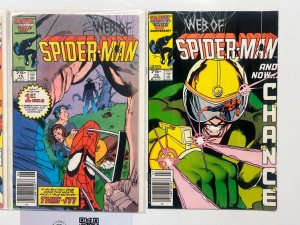 3 Web Of Spiderman Marvel Comic Books # 15 16 17 Defenders Hulk Thor 78 SM10