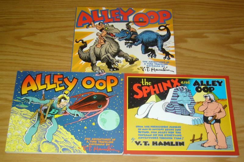 Alley Oop TPB #1-3 VF/NM complete series - time traveling caveman 1946-1949 set