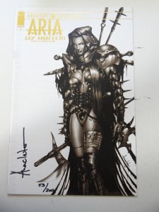 Aria: Jay Anacleto Sketchbook gold foiled canvass edition Signed W/ COA