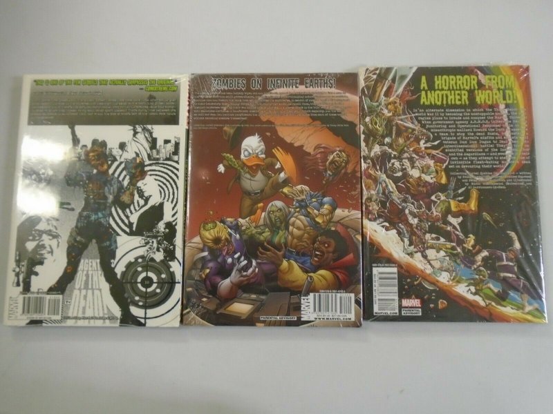 Marvel Zombies HC lot 3 different books NM small rip in cellophane (2008-12)