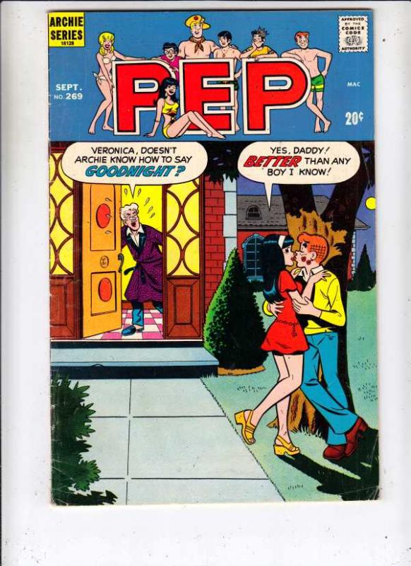 Pep An Archie Magazine #269 (Sep-72) FN Mid-Grade Archie