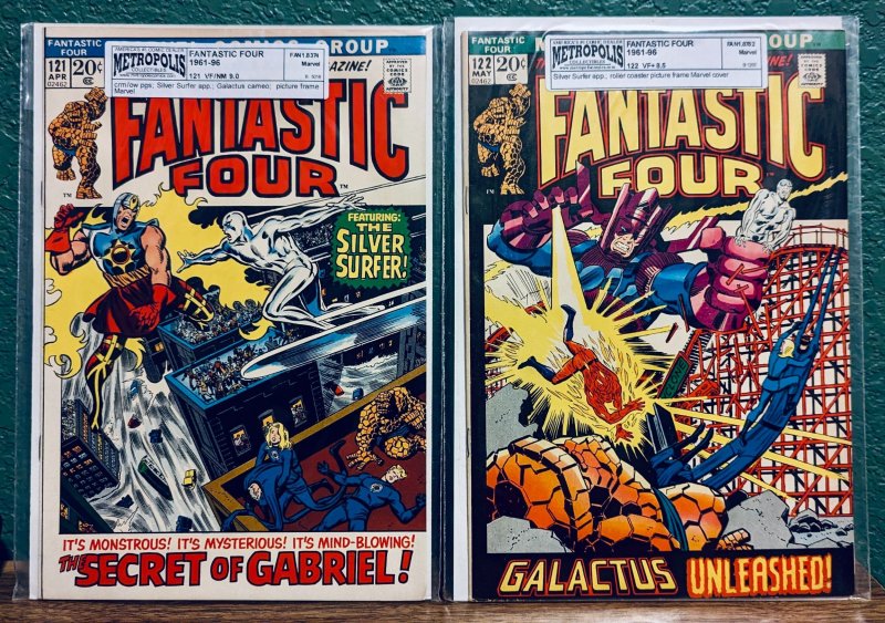 Fantastic Four #121 and #122 (1972) VF/NM