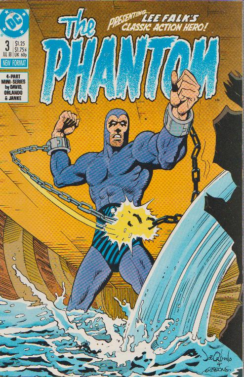 THE PHANTOM #3, THE GHOST WHO WALKS,1988, DC, JOE ORLANDO, BAGGED & BOARDED