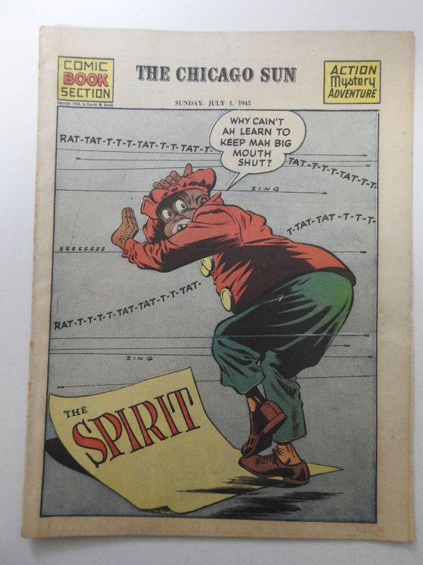 The Spirit #266 (1945) Vintage Newspaper Insert Rare!