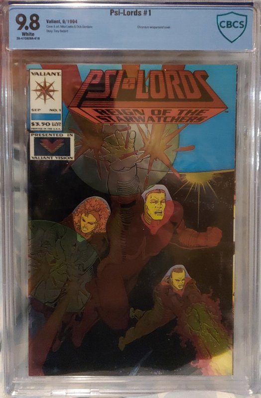 Psi-Lords #1 9.8 CBCS Chromium wraparound cover