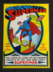 SUPERMAN #1 DC Comics 10.25x14.25 Wood Wall Plaque