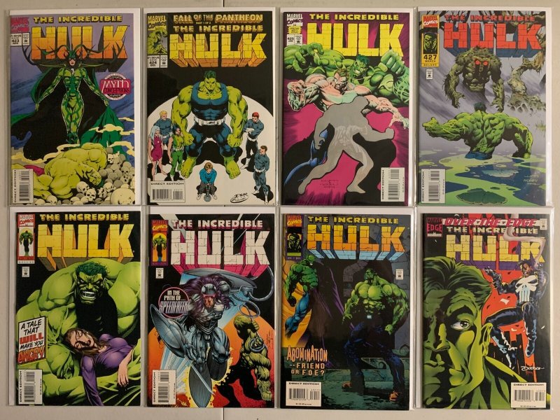 The Incredible Hulk lot #411-470 incl variant + 3 ann + 3 spec 48 diff (1993-98)