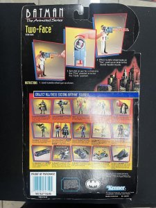 Batman the Animated Series Two-Face With Firing Roulette Wheel Gun Kenner (Da...
