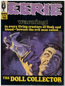 EERIE 15 F-VF June 1968 PREZIO CVR - BOYETTE,MASTROSERO COMICS BOOK