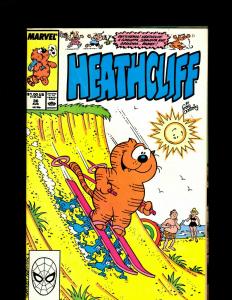 Lot of 11 Heathcliff! Marvel Comic Books #18 19 22 25 26 28 33 34 36 37 41 J344