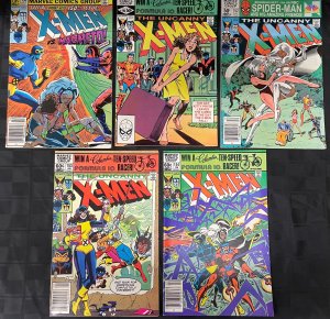 Uncanny X-Men #150, 151, 152, 153, 154 five issue lot