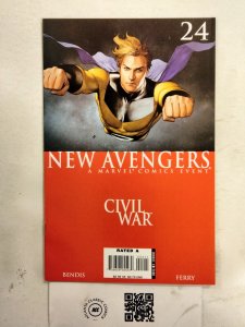 New Avengers #24 VF-NM Marvel Comic Book Civil War 27 TJ80