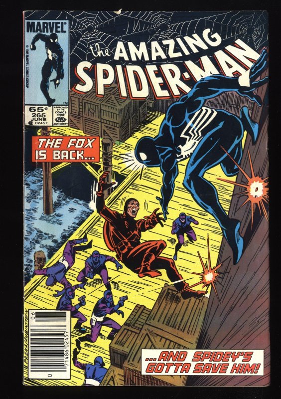 Amazing Spider-Man #265 FN- 5.5 1st Silver Sable! Marvel Comics Spiderman