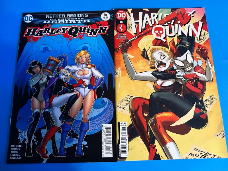 Harley Quinn #16 & #16  (2017) NM -