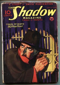 SHADOW 1934 July 15 // STREET AND SMITH // Rare Pulp Magazine // No back cover