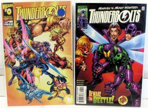Thunderbolts Wizard Edition Lot 2 #0, 35 1998 Marvel Hawkeye Moonstone Comics