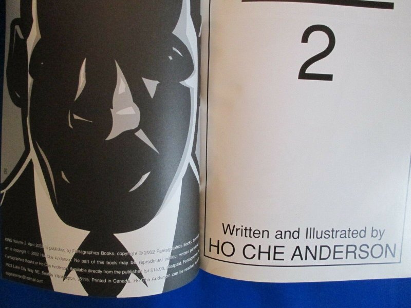 2002 KING VOL #2 Ho Che Anderson VF- Martin Luther King Fantagraphics Books