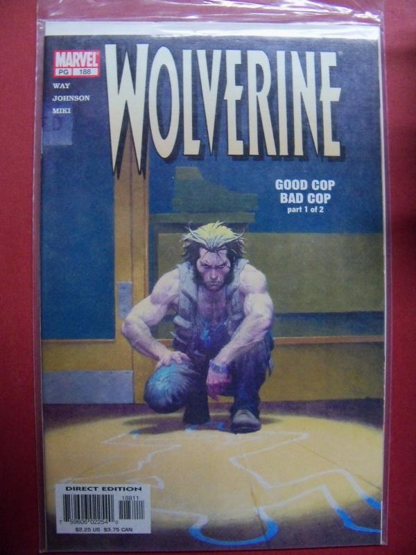 WOLVERINE #188 (9.0 to 9.4 or better) 1988 Series MARVEL COMICS