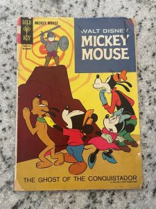 Walt Disney Mickey Mouse # 110 VG Gold Key Silver Age Comic Book 1966 J935