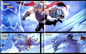 THOR: AGES OF THUNDER #1 (June 2008) & REIGN OF BLOOD #1(Aug 2008) Painted Story